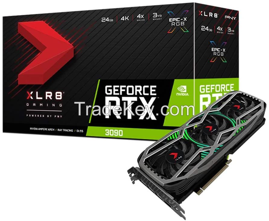 PNY GeForce RTX 3090 24GB XLR8 Gaming Revel Epic-X RGB Triple Fan Graphics Card