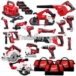 100% Authentic **POWER TOOLS Milwa ukeeS 2695-15 power tools combo kits M18 20V Cordless Lithium-Ion Combo Tools Kits