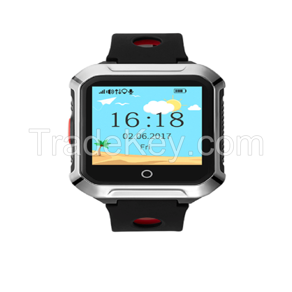 Android GPS Elderly People Smart Watch with Blood Pressure and Heart Monitor Model A20s