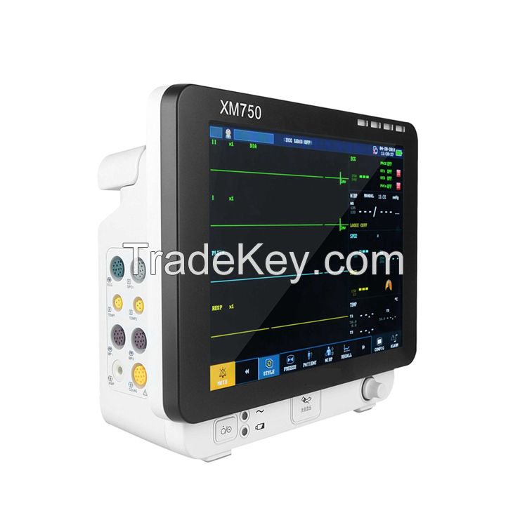12 inch Best Sell Hospital Clinic 6 Parameter Patient Monitor Model XM750 By Whale Industy