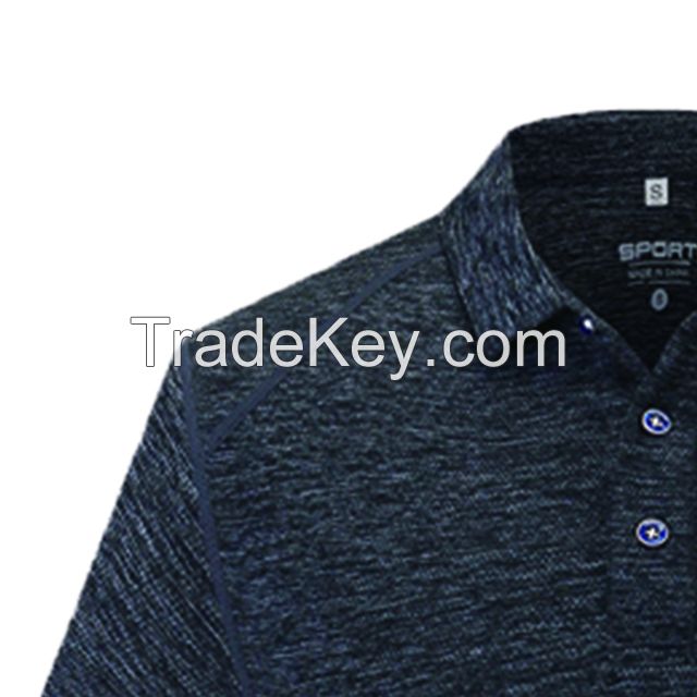 180g cationic ice silk quick-dry polo shirt