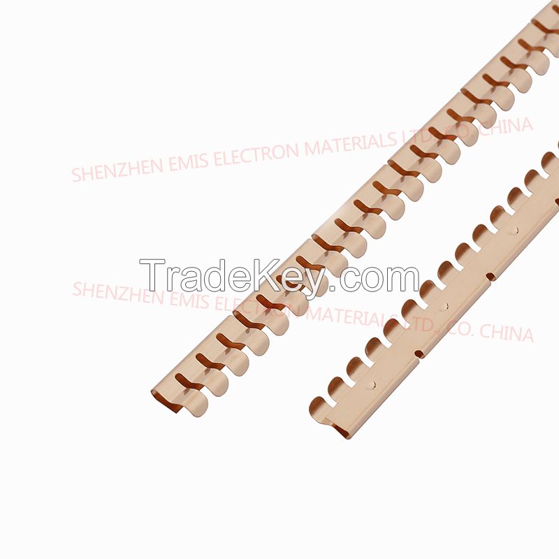 Clip-On BeCu Gasket BeCu Strips EMI Shielding Products Professional Factory