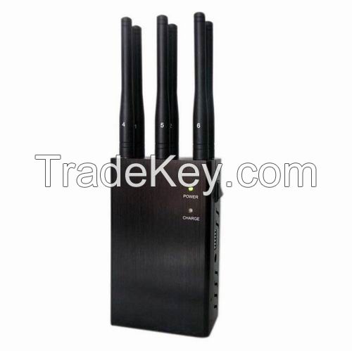 12-band Jammer GSM DCS Rebolabile 3G 4G WIFI GPS and RF Bugs from 130 to 500 Mhz