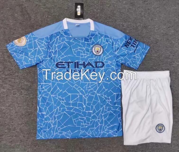 20/21 Manchester City home away soccer jersey