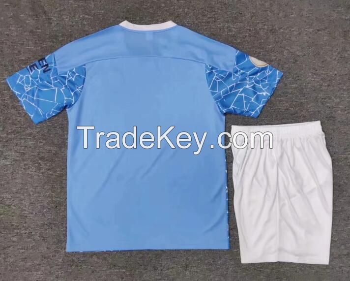 20/21 Manchester City home away soccer jersey