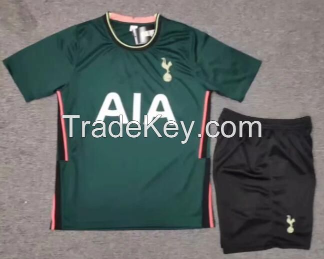 20/21 Tottenham kids kit  home away soccer jersey