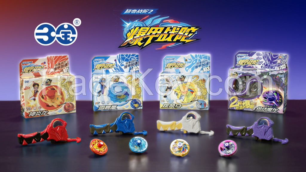 Beyblade Spin Plastic Toy Standard Series with CE Certificate for Kids Age 6+ (Flame Dragon)