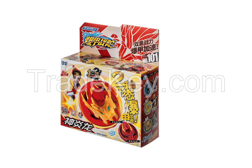 Beyblade Spin Plastic Toy Standard Series with CE Certificate for Kids Age 6+ (Flame Dragon)