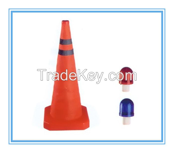 Flexible road Traffic retractable folding Cone with LED light