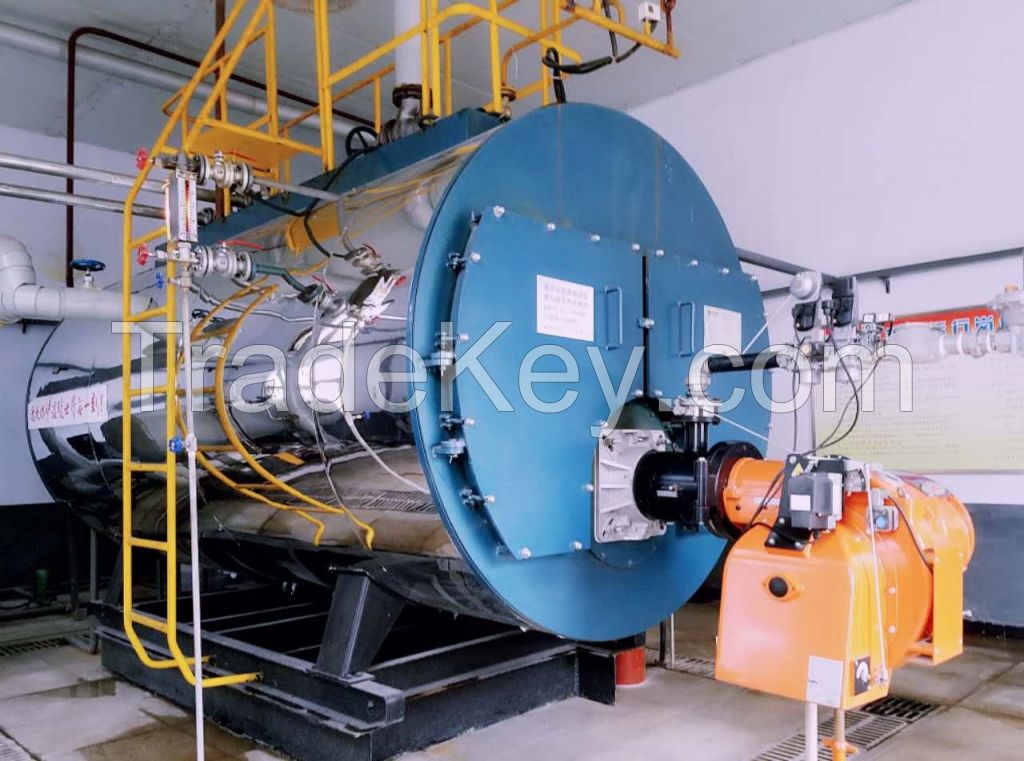 Three passes fire tube gas fired steam boiler factory price