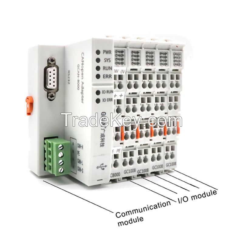 GCAN-IO-8100 PLC Slaves New Economic Type Programmable Logic Controlle