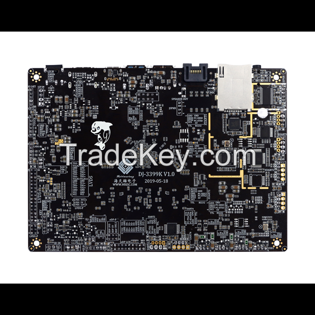 Android Motherboard RK3399 ARM Dual core Cortex-A72 and Quad core A53 1.8GHz Embedded Industrial main board