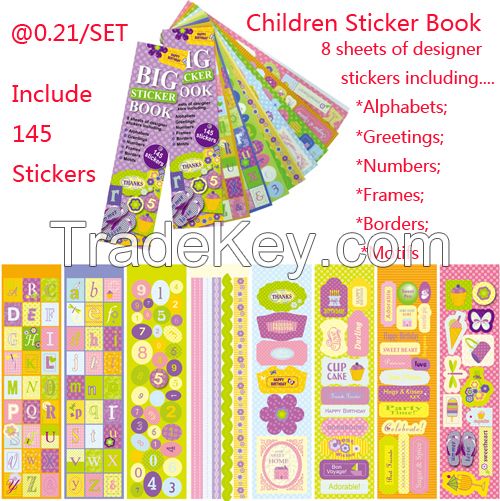 Children sticker book