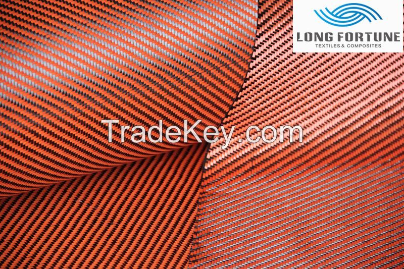 carbon aramid hybrid fabric