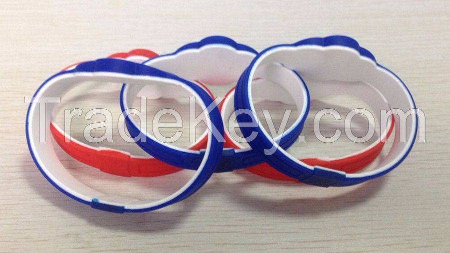 RFID Double color Silicone Wristband