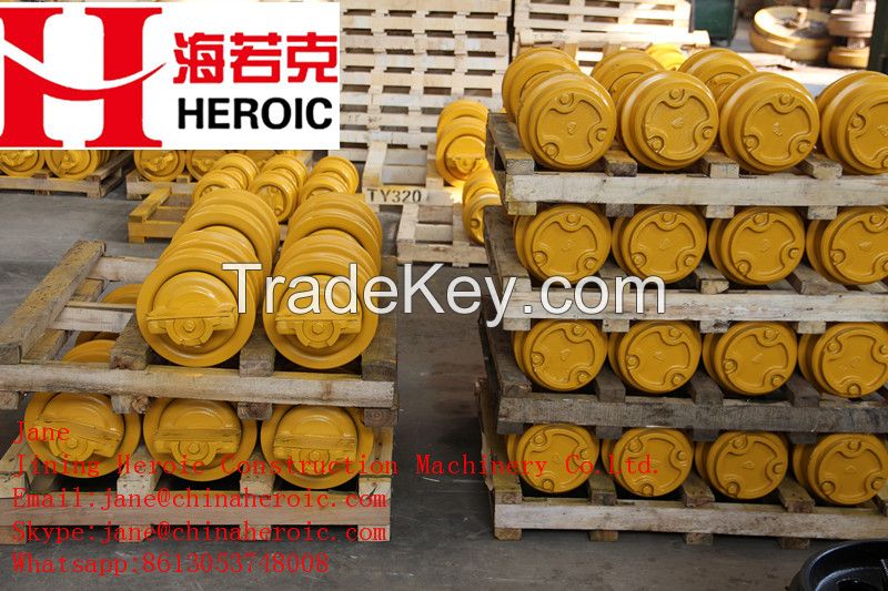 Bulldozer double flanges track roller/ assembly