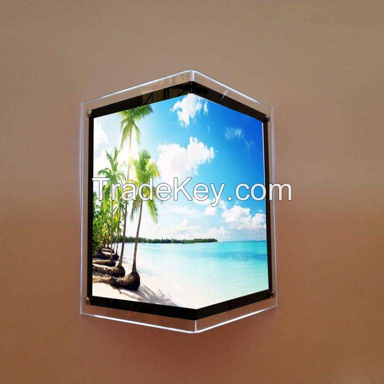 Clear Acrylic LED Light Box Single Side