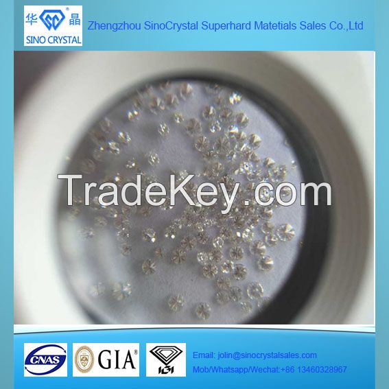 Manufacturer 1.0-4.5mm HPHT CVD synthetic diamond raw diamonds rough diamonds