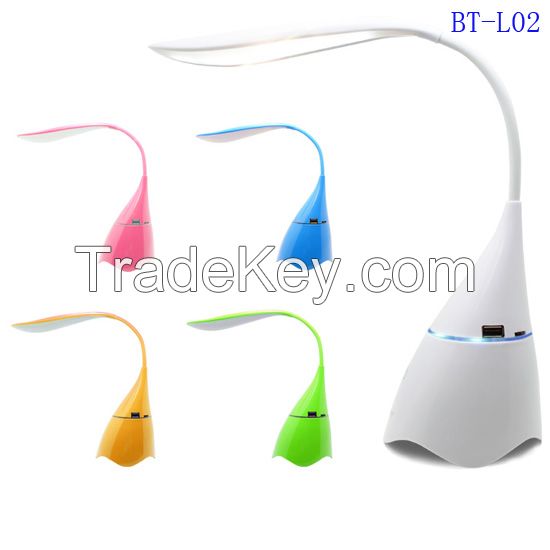 High quality cheap sd card portable led light lamp  bluetooth speaker for Christmas present