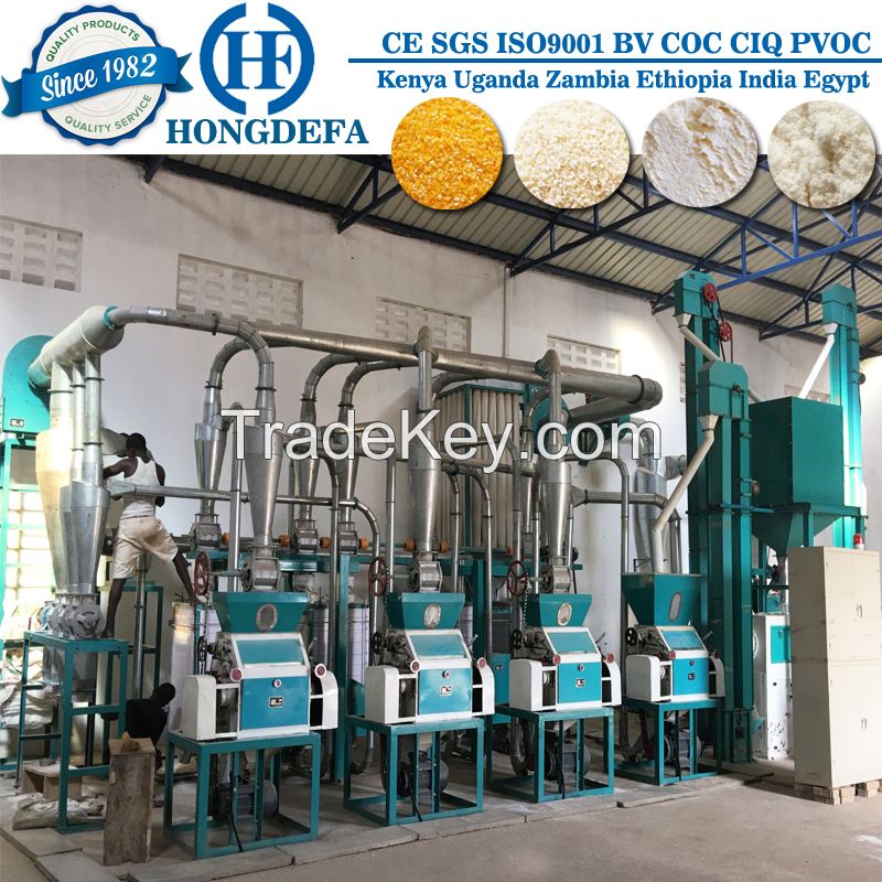 30T/24H maize milling machine for Africa market