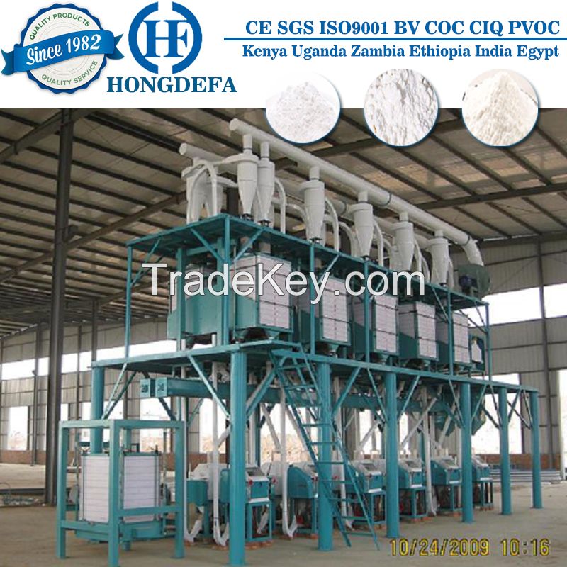 50ton per day wheat flour milling machine for mill super white flour