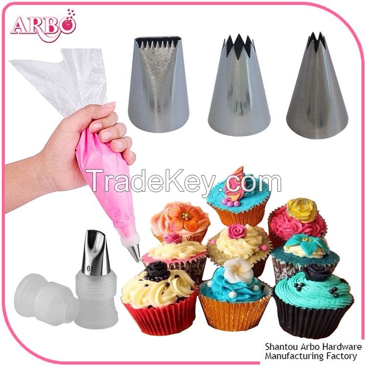 FDA LFGB certificated Cake Fondant Decorating Tools,Pastry Tips Decorating Tools