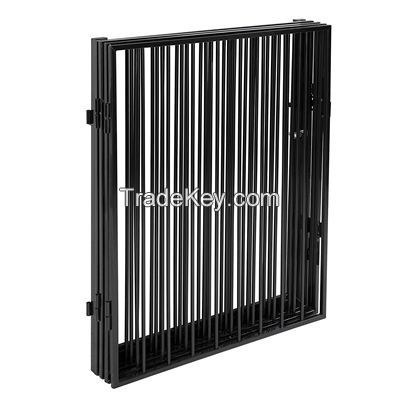 Pet Fireplace Fence Steel Black