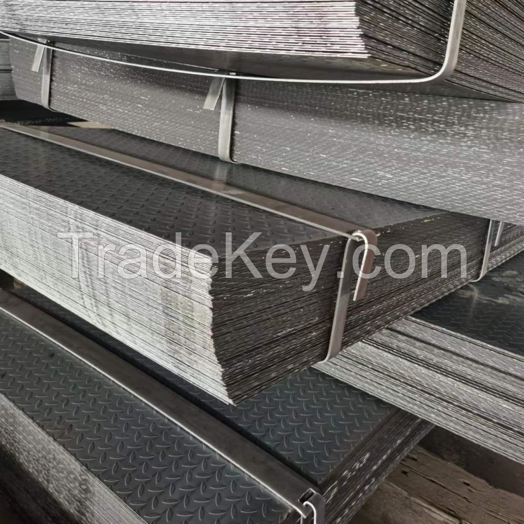 Hot sale diamond plate  checkered sheet weight galvanized chequered plate meter price