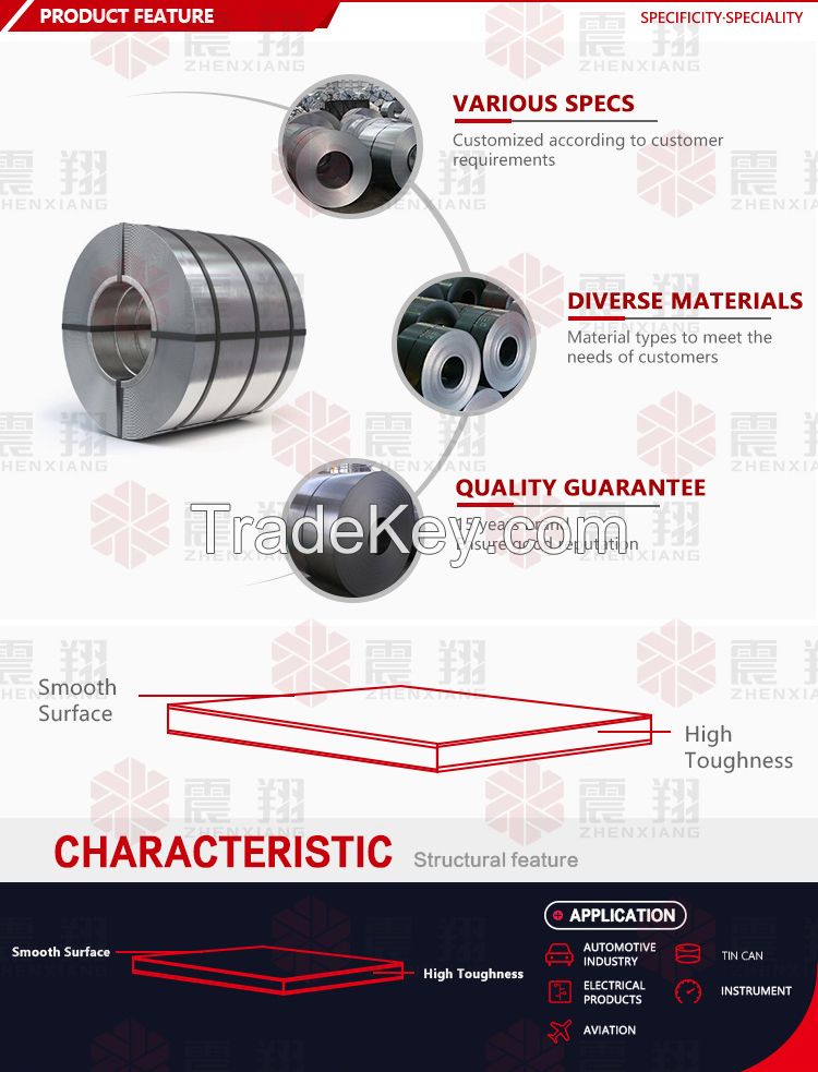 Cold Rolled Coil SPEC SPCC Carbon Steel Coil