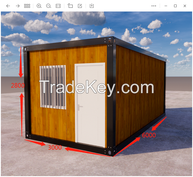 hot sale steel fast assemble prefab house container detachable container house price 