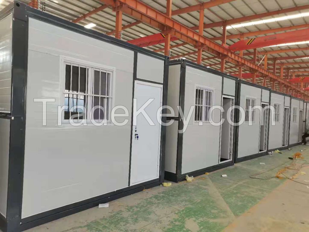 High quality portable folding container van house design foldable container house