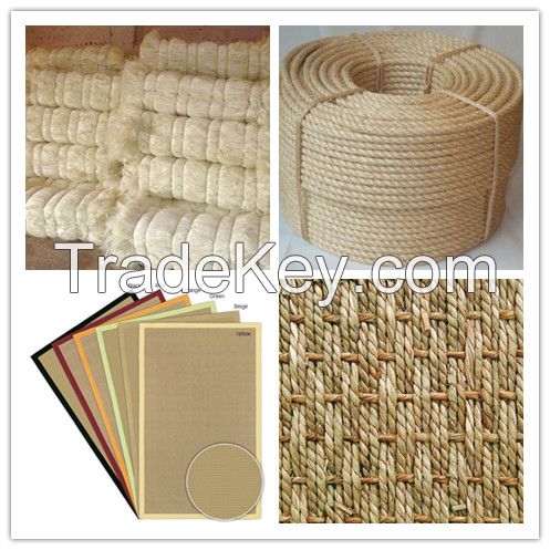 High Quality Raw Sisal Ropes Hemp Ropes