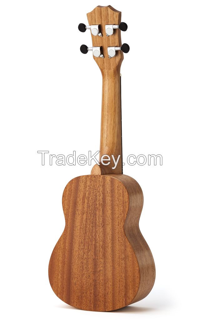 Entry Level Full Mahogany Soprano Ukulele with Gig-Bag