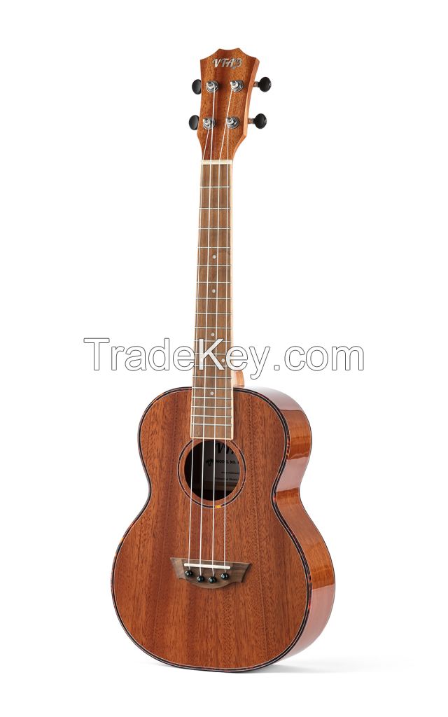 Full Mahogany Glossy Finish Ukuleles with Gig-Bag