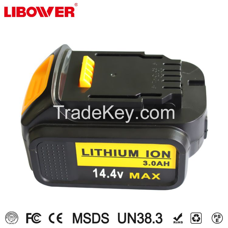 DCB140 DCB143 5Ah replacement  power tools cordless drill battery for dewalt battery 14.4v lithium ion 