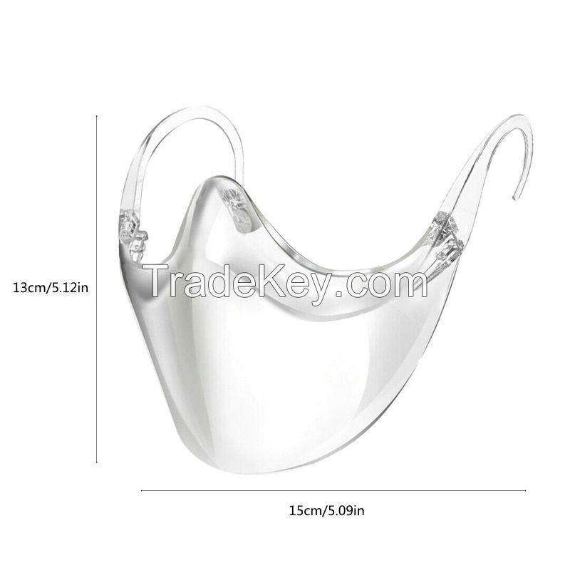 Durable Face Protection For Adult Mouth Shield Combine Plastic Reusab