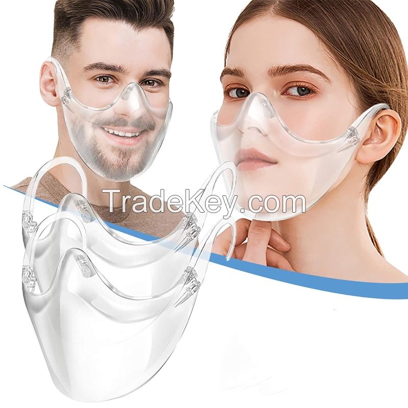 Durable Face Protection For Adult Mouth Shield Combine Plastic Reusab