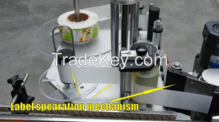 Automatic round bottles labeling machine