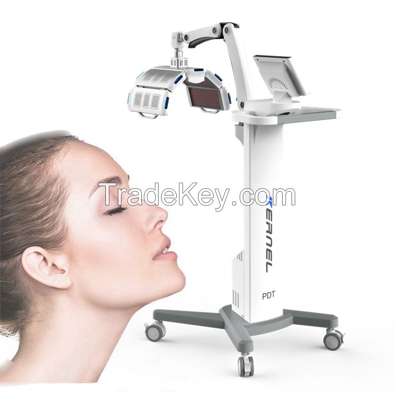 Kernel KN-7000D Tri color LED light therapy acne skin rejuvenation tightening anti-aging facial spa beauty photodynamic therapy machine