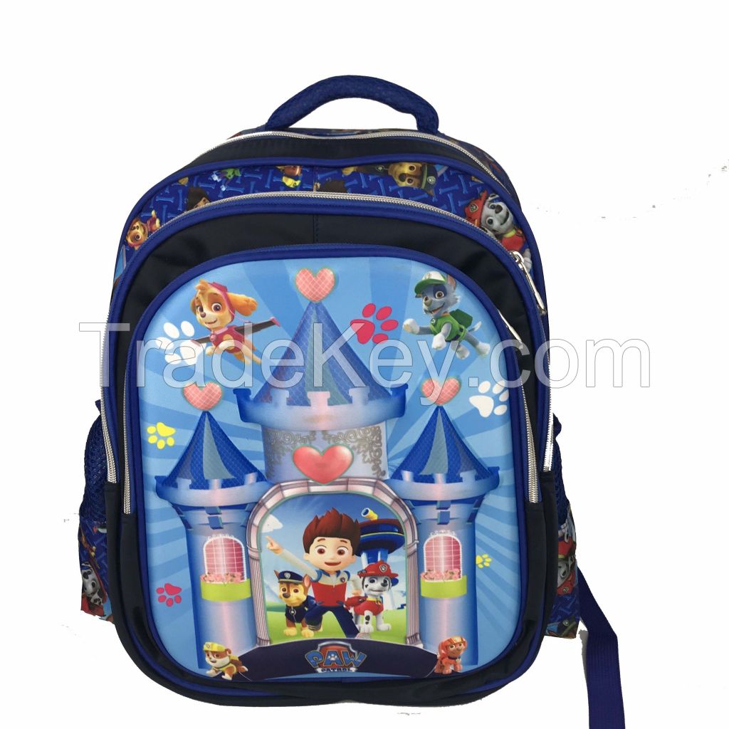 16 inch 3D EVA Child School bag, school backpack bag, children bookbag for students