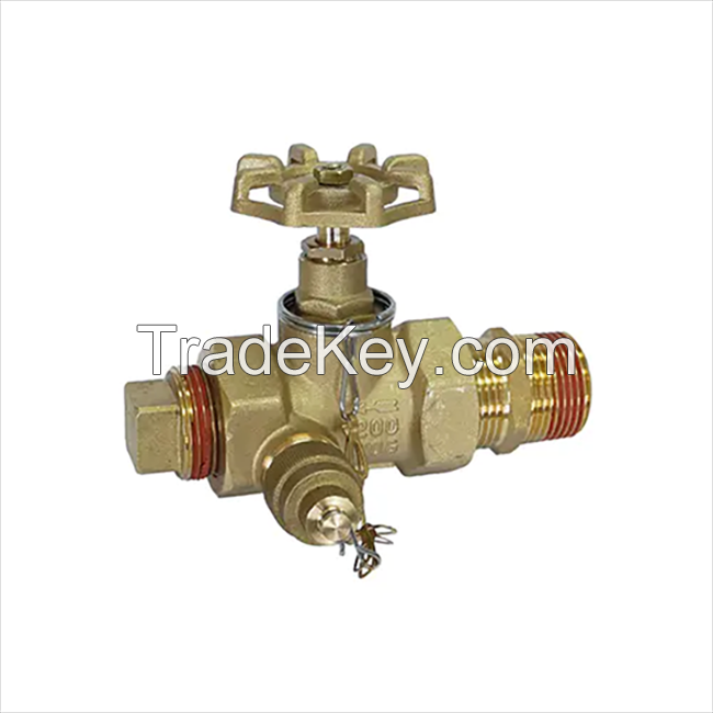 Drain valve with sampler 1&quot; Brass for oil filled transformer