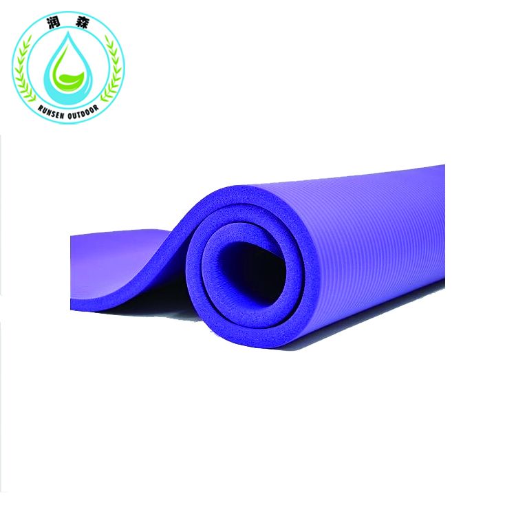 RUNSEN 10mm Thick exercise Yoga Mat Pad Non-Slip Lose Weight Exercise Fitness folding gymnastics mat for fitness yoga mat