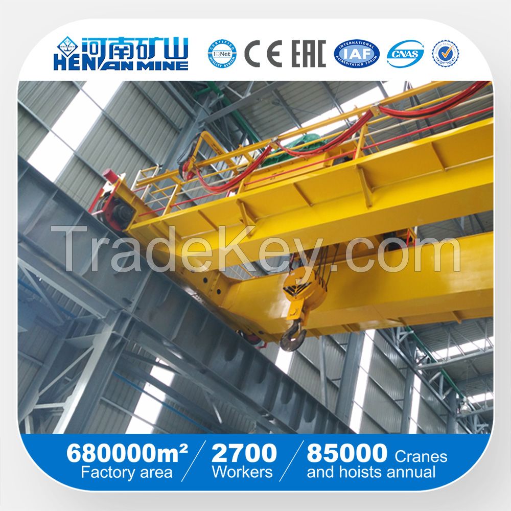 High Technique Electric Cabin control Double Girder Overhead Traveling Crane