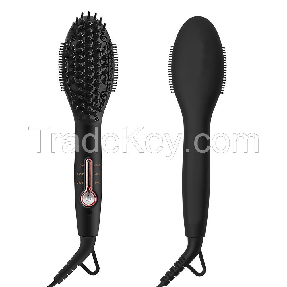 Mini hair heating brush