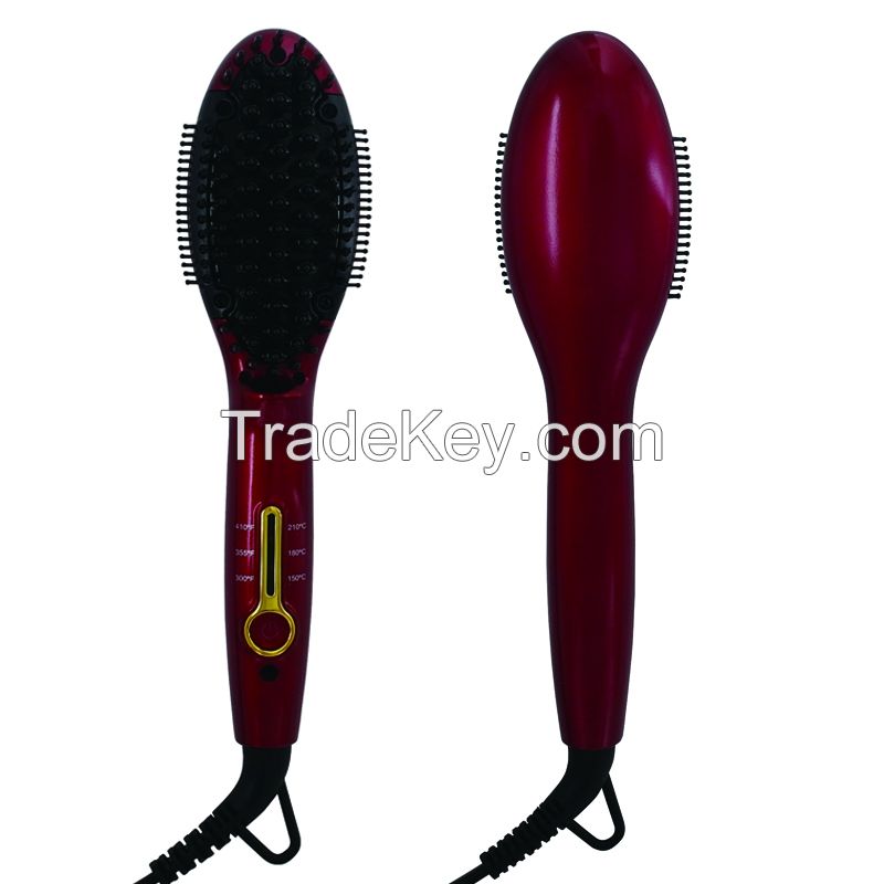 Mini hair heating brush