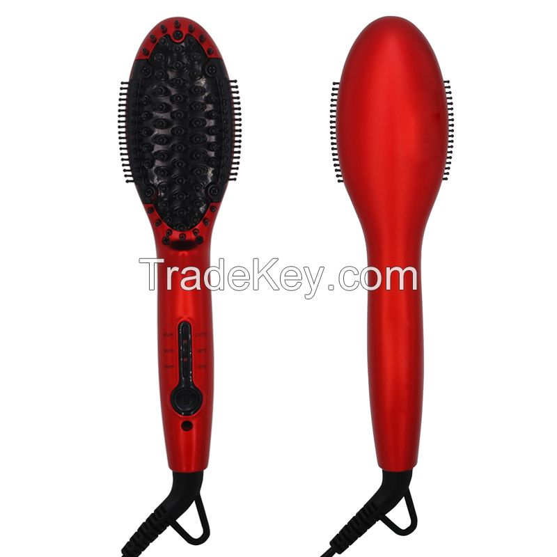 Mini hair heating brush