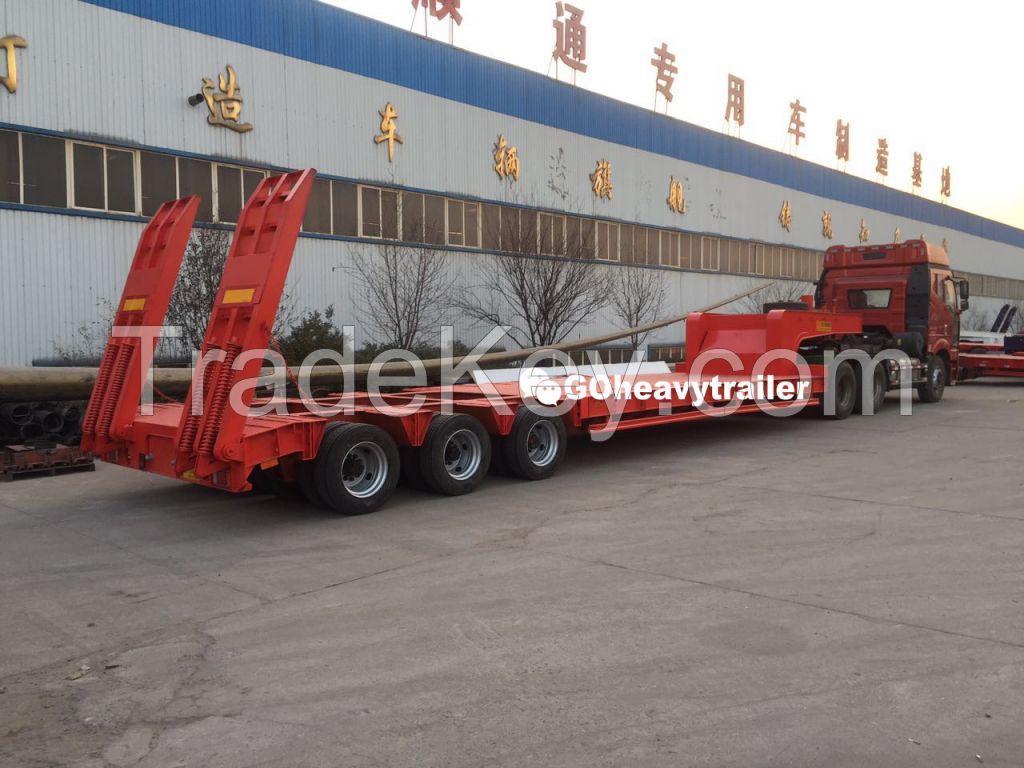 Lowbed Trailer| 3 Axles 80T Capacity| Low Loader| Semi Trailer