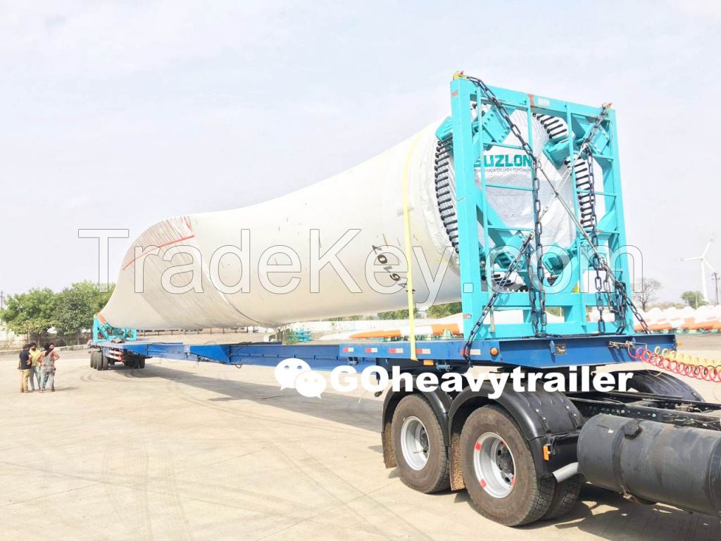 TELESCOPE WIND BLADE TRAILER FOR WIND ENERGY