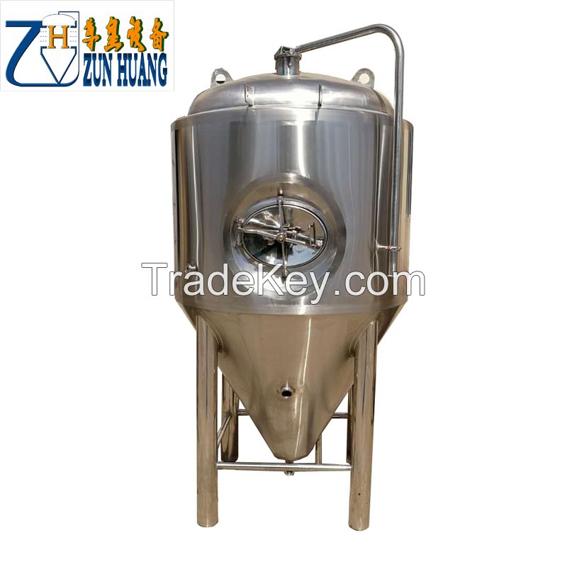 600L top/side manhole stainless steel fermentor