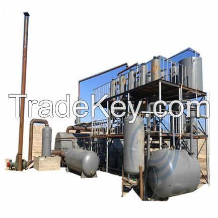 10 ton Used Oil Recycling Distillation Machine Scrap Engine Oil Refinery Plant